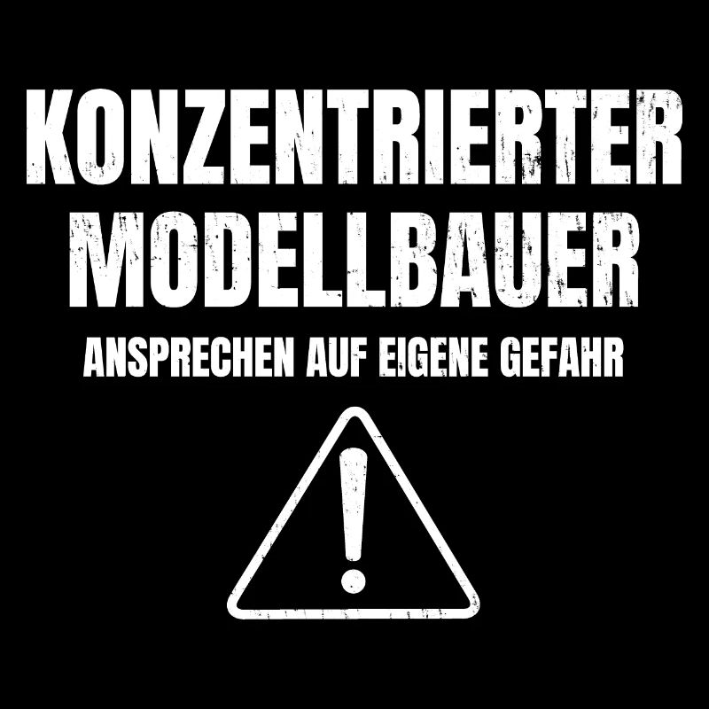 Konzentrierter Modellbauer | Modellbau Geschenke