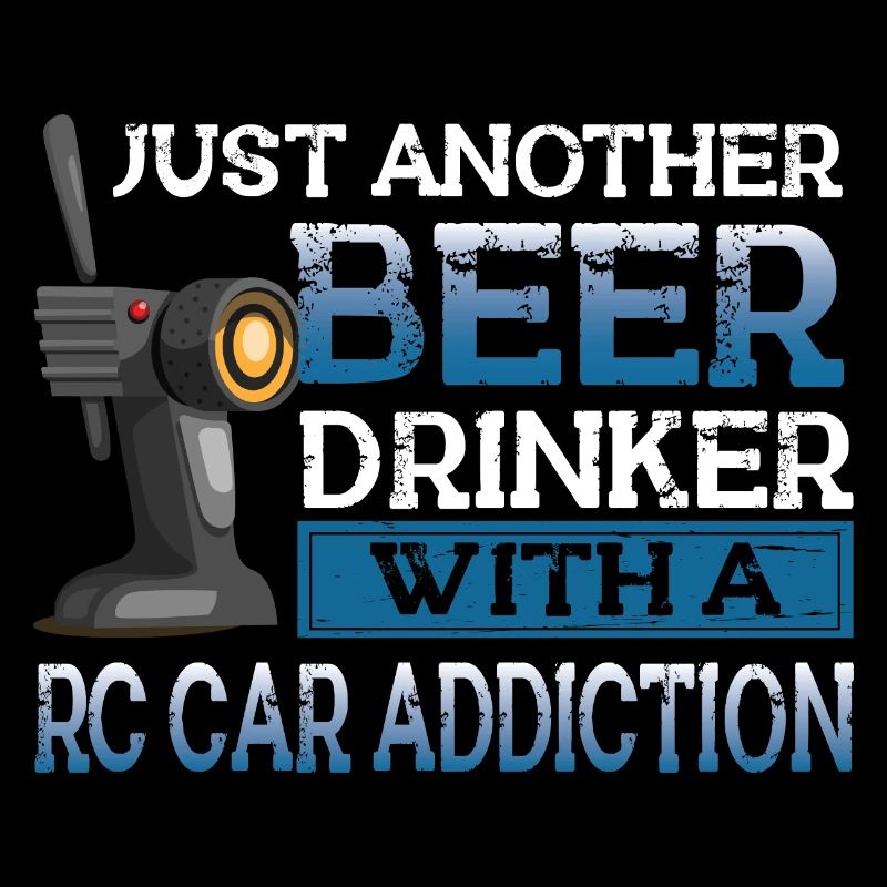 RC Auto Hobby Spruch Ferngestuertes Auto
