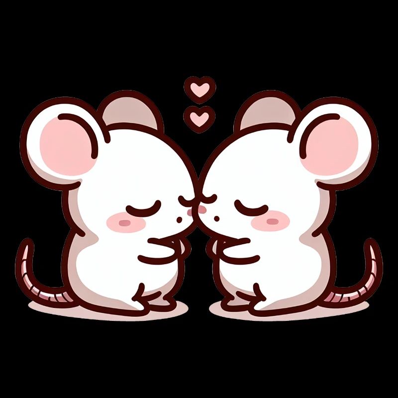 Two Mouses In Love