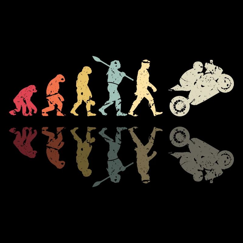 Motorcycle Evolution Vintage Superbike Biker