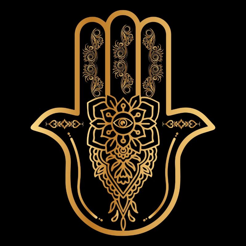 Main Hamsa dorée