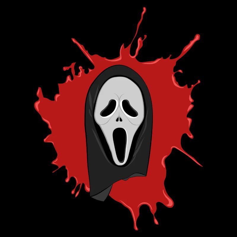 Horror Mask Scream Blood
