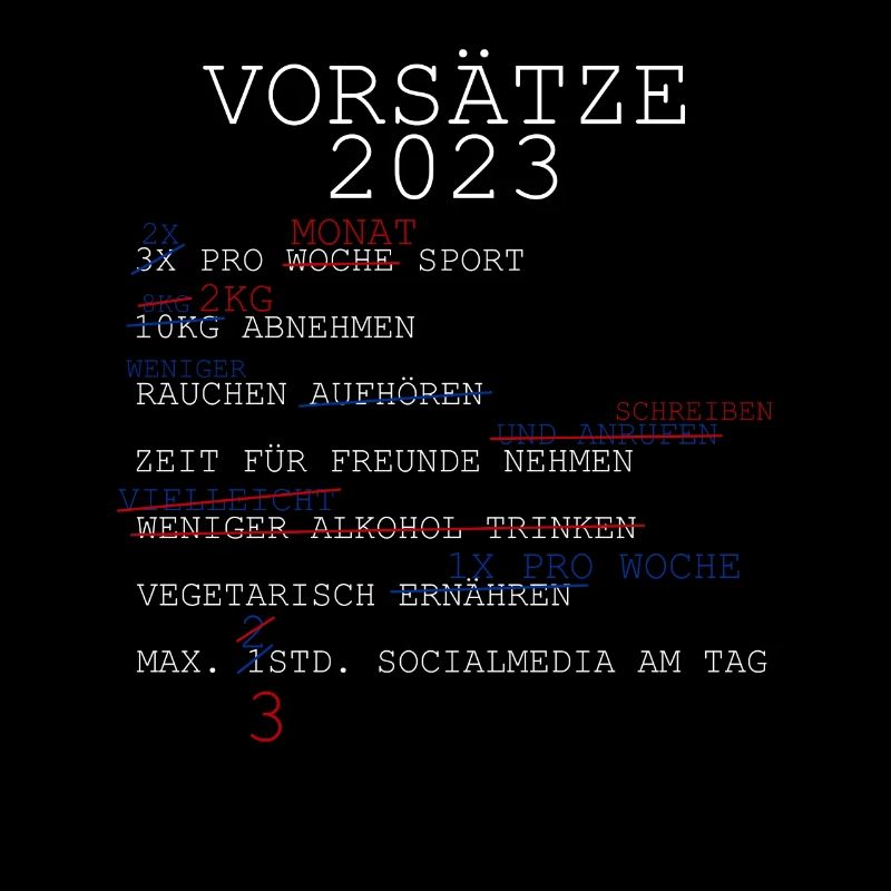 vorsätze 2023