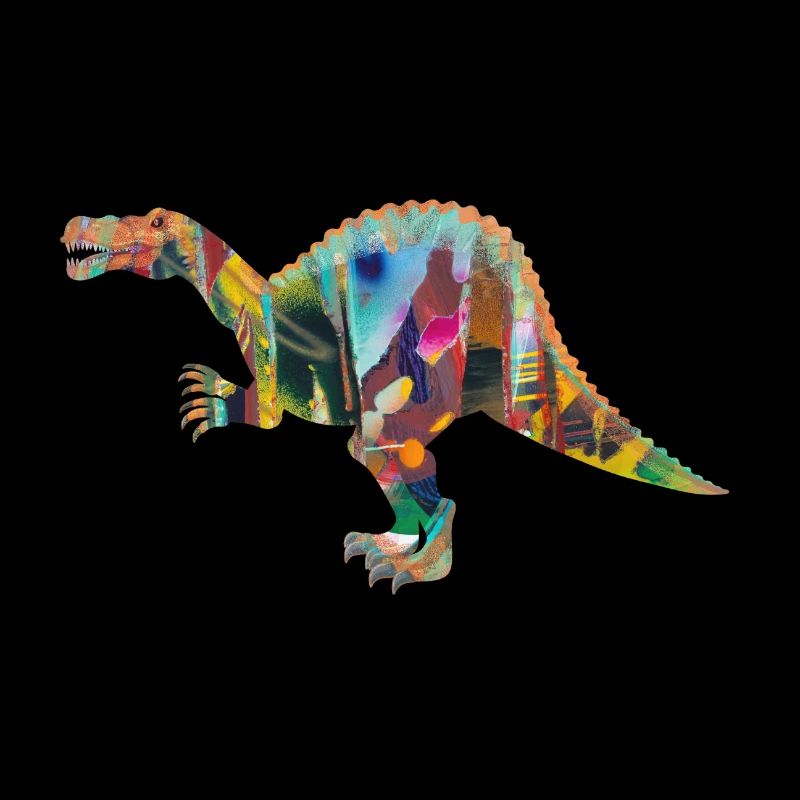 Spinosaurus,dinosaure,graffiti