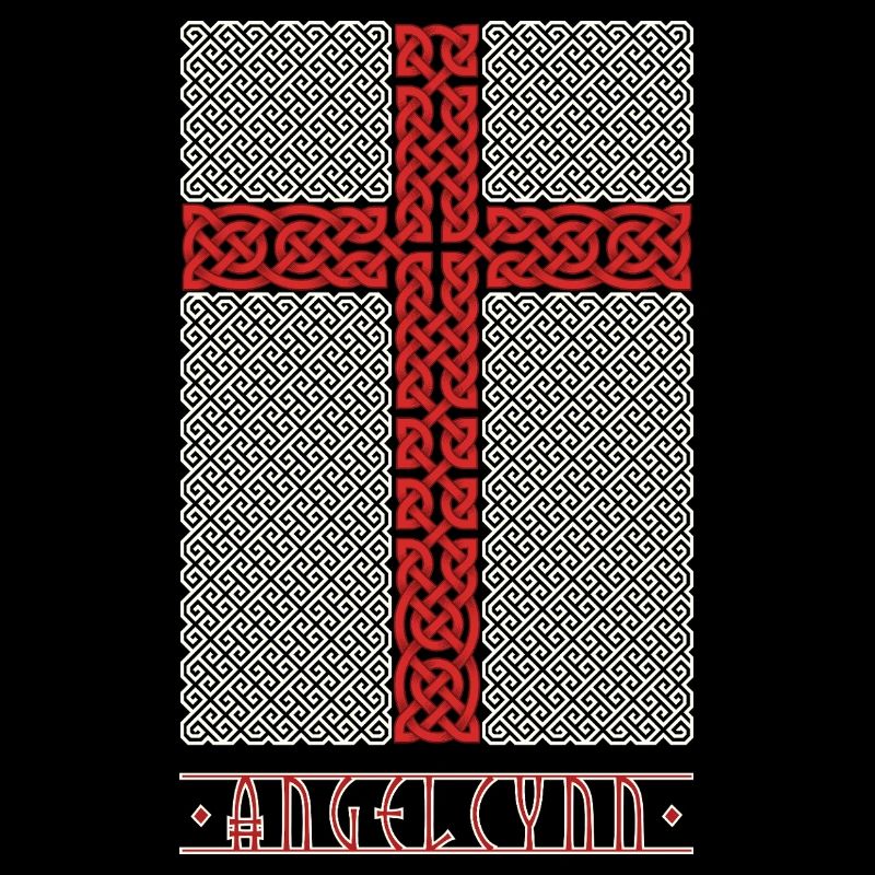 Wikingerstil England Flagge