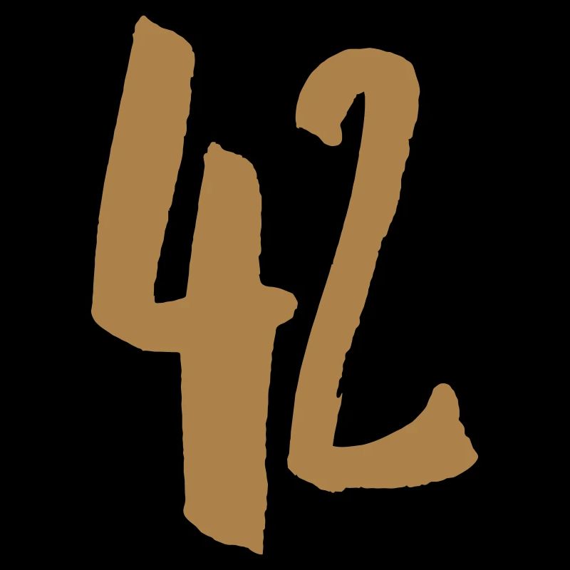 42 - Nummer - VEKTOR