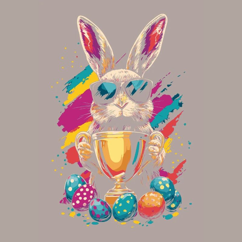 Easter Bunny Easter Eggs Egg Hunt Winner Cup