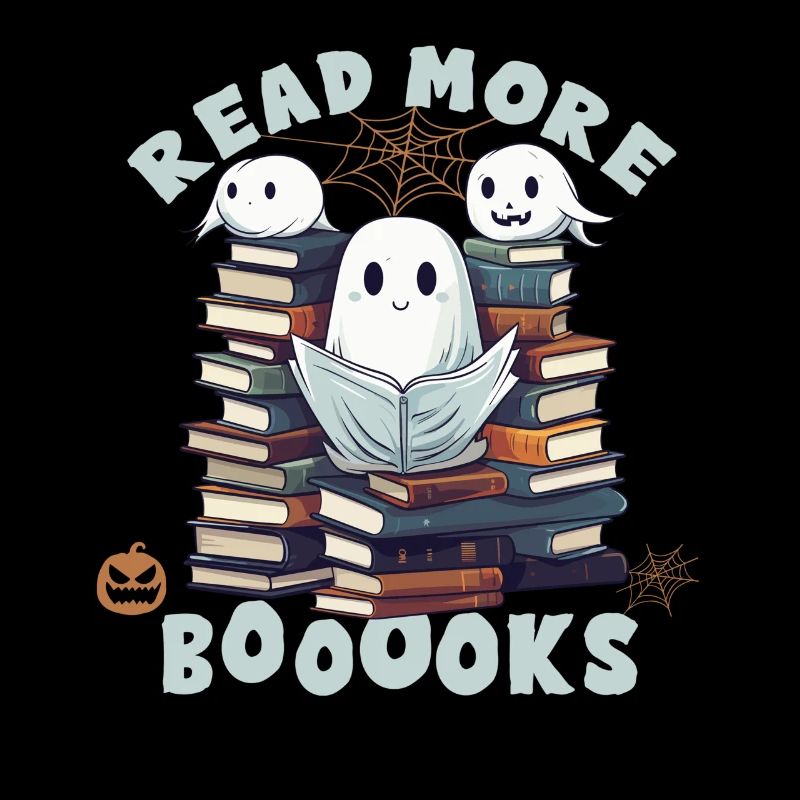 Groovy Read More Books Ghost Cute Funny