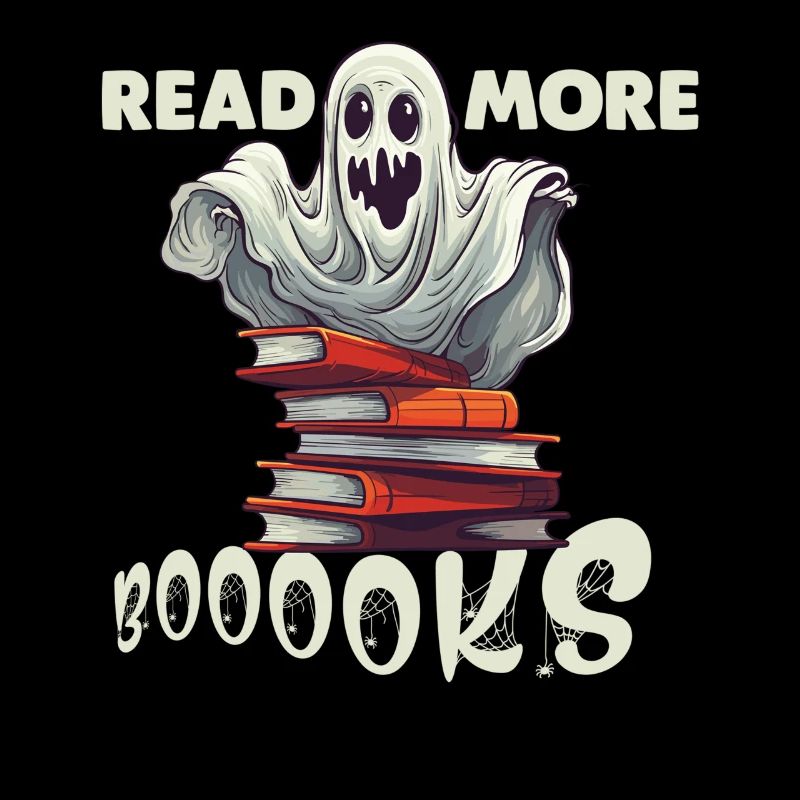 Groovy Read More Books Ghost Cute Funny