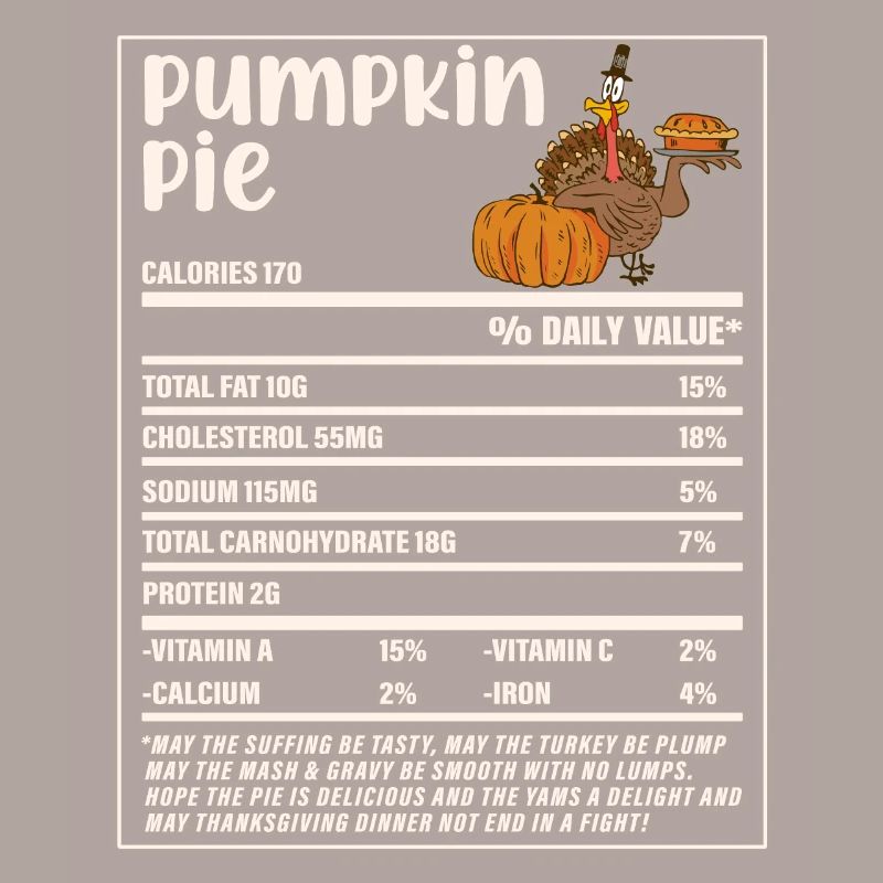Pumpkin Pie Nutritional Information Cake Lovers
