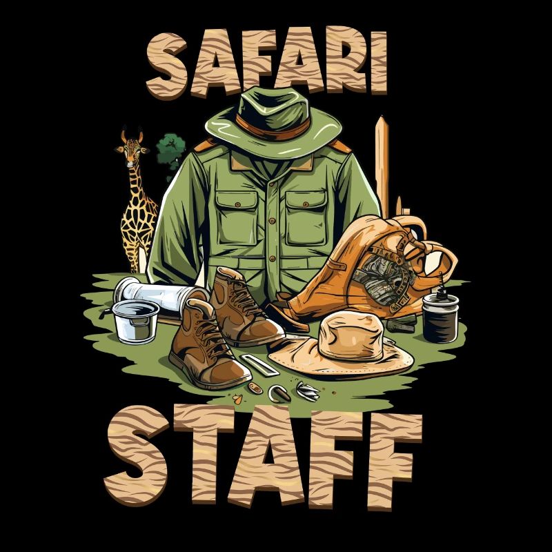 Safari Staff Zoo Keeper Thème