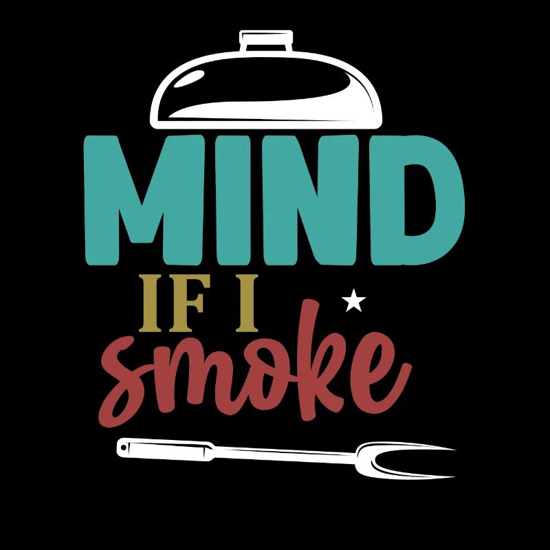 Mind If I Smoke Ribs Grill BBQ Short Ribs Rack