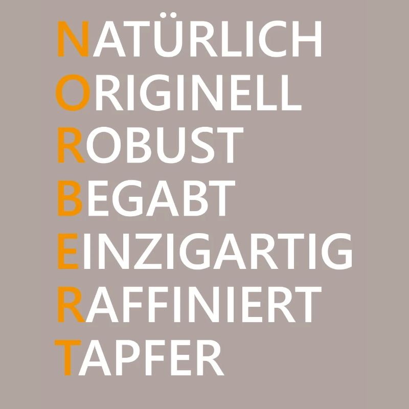 Norbert Name Geschenk