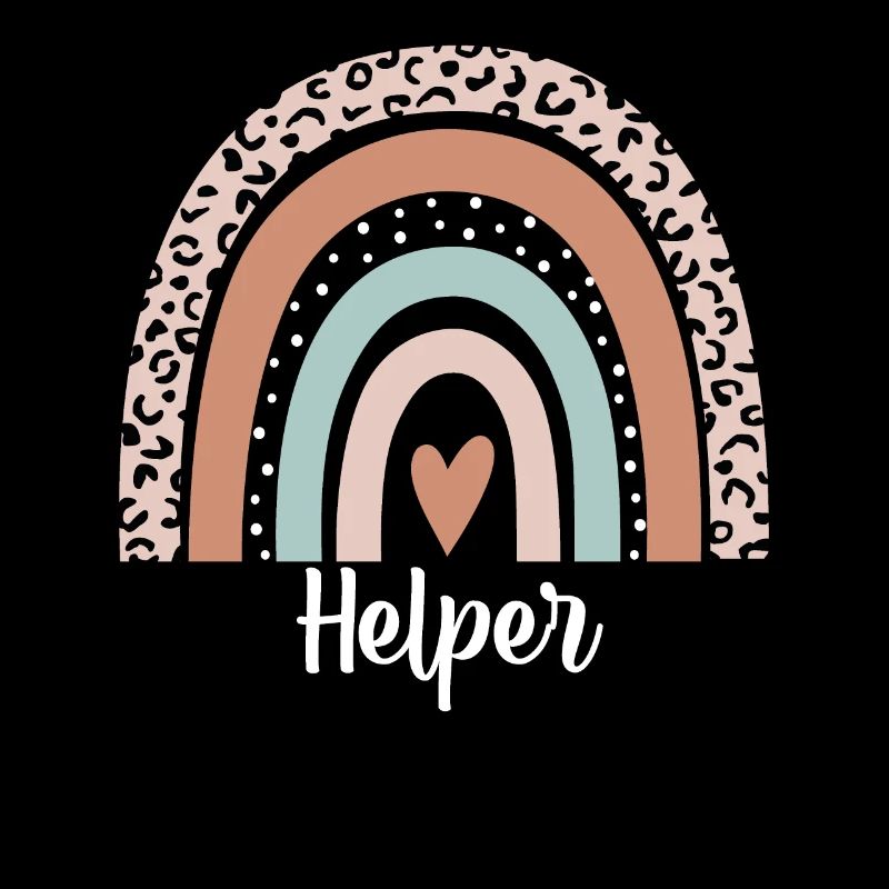 Helper Arc-en-ciel Léopard Funny Helper Appréciation