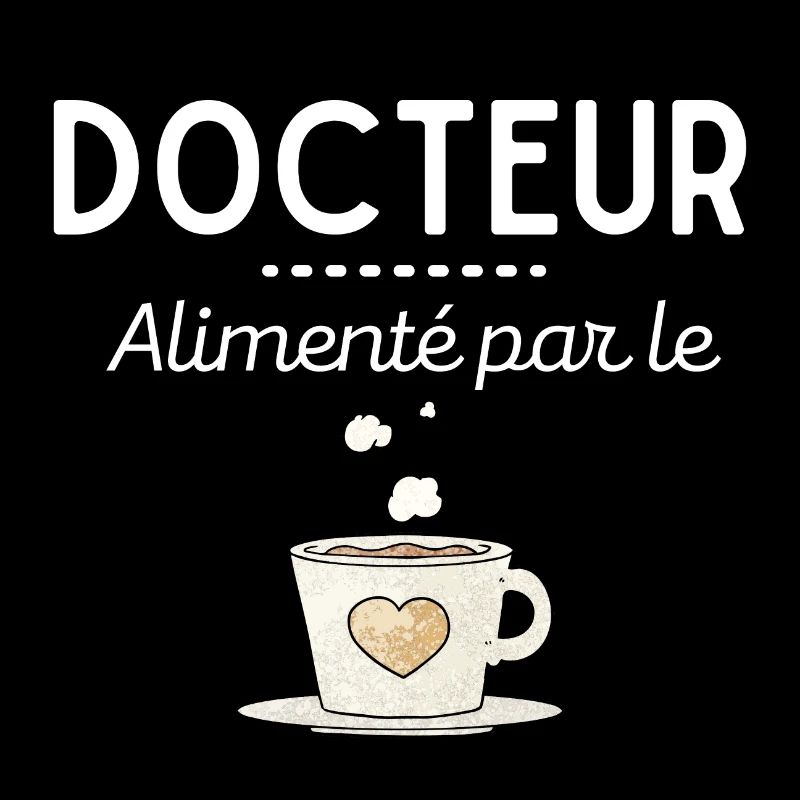 Docteur alimenté par le café