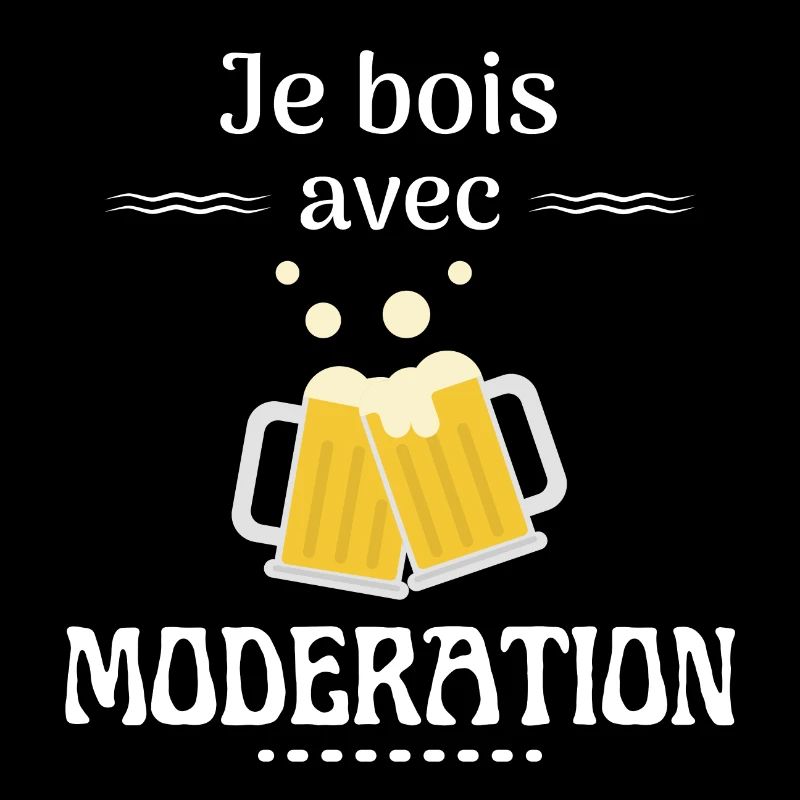 Je bois avec modération