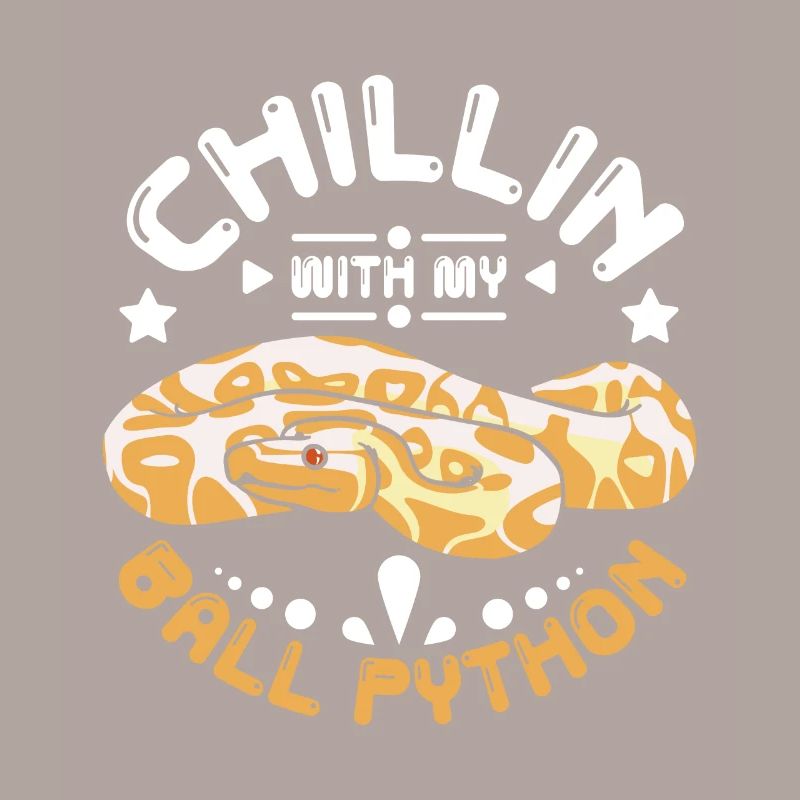 Chillin avec mon python royal