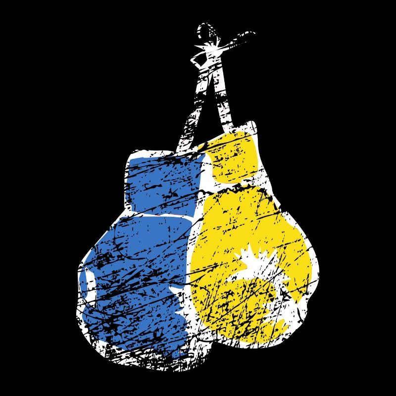 Gants De Boxe Ukraine Drapeau Stand With Ukraine