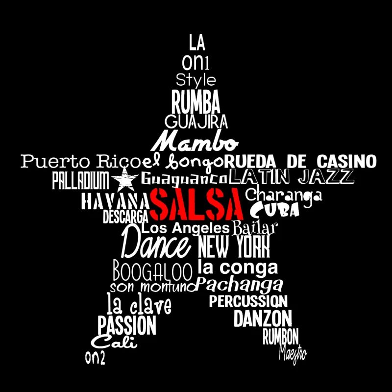 Salsa Star Shirt white - Mambo New York