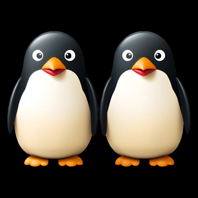 2 funny Penguins