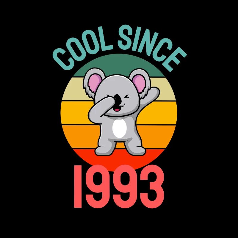 Cool seit 1993 Retro Dabbing Koala 29. Geburtstag