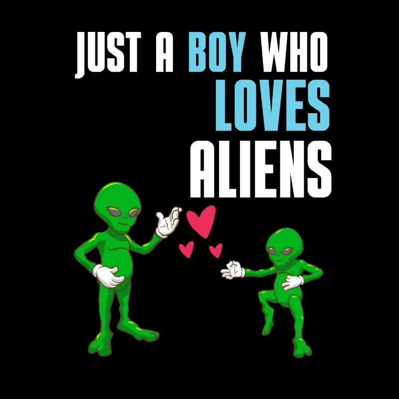 Außerirdischer Jungen Sci Fi UFO Geschenk Alien