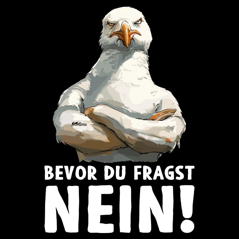 Möwe Seevogel Bevor du fragst Nein