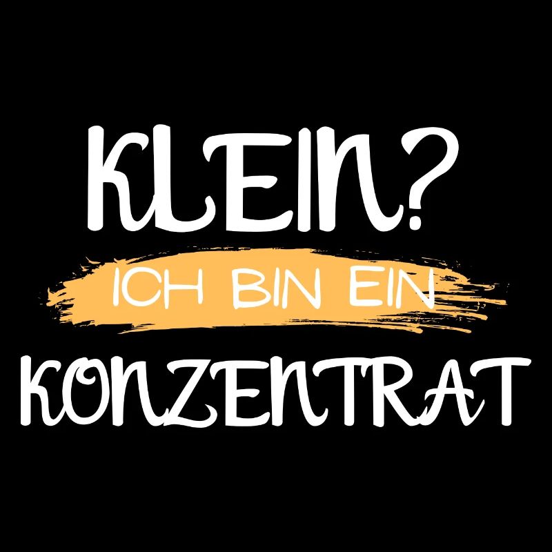 nicht klein bin konzentrat geschenk idee spruch