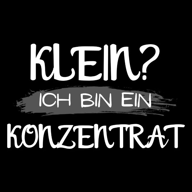 nicht klein bin konzentrat geschenk idee spruch