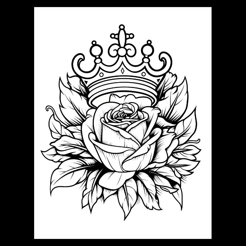 Blume Tattoo #10 Malvorlage Muster