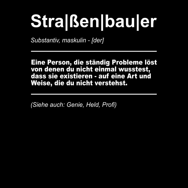 Straßenbau Strassenbauer Bauarbeiter Straßenbauer