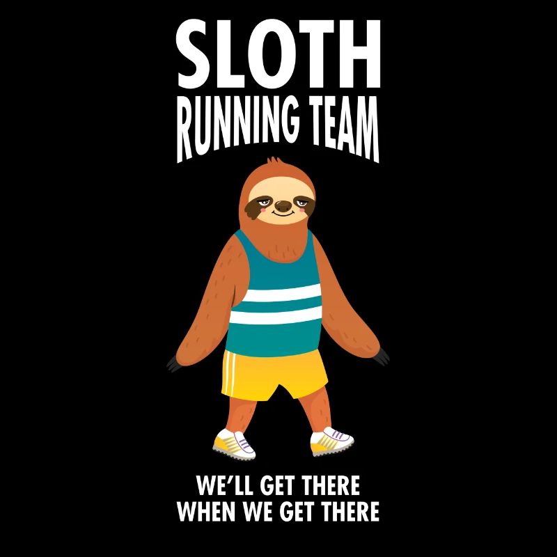 Sloth Running Team - Marathon Läufer Joggen