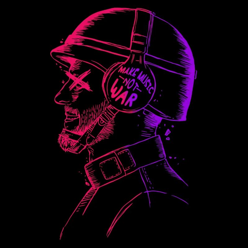 Make music not war - Peace