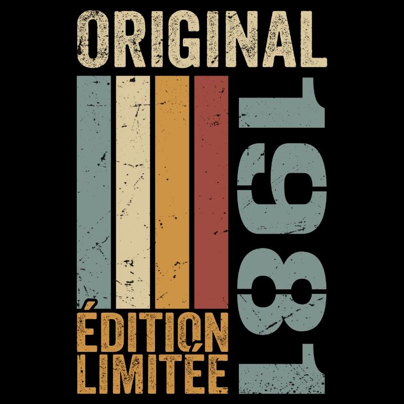 1981 | Édition Limitée cadeau d'anniversaire 1981