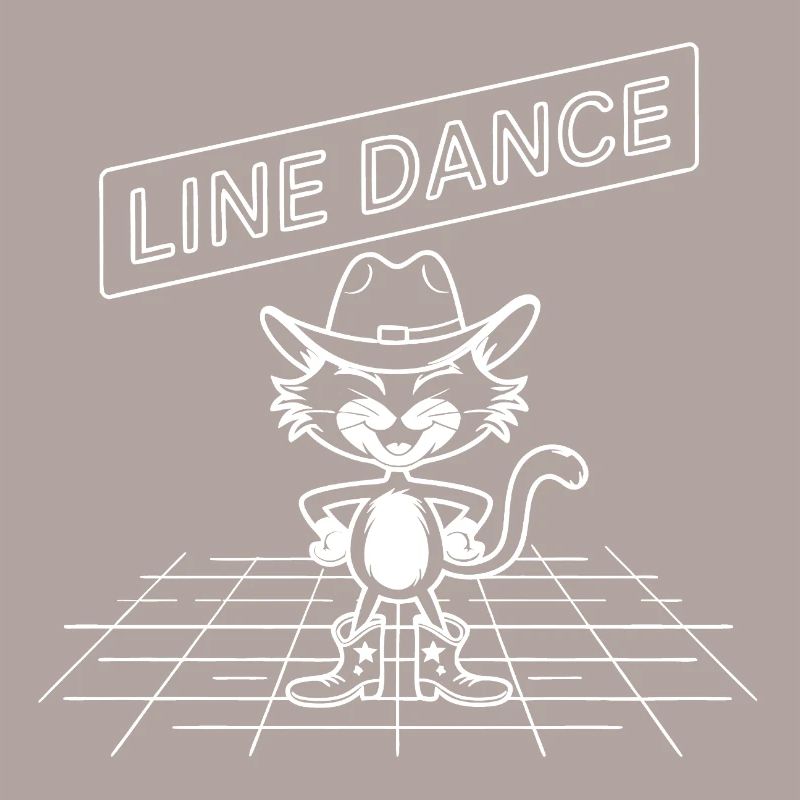 Line Dance Katze ich liebe Katzen und Line Dance