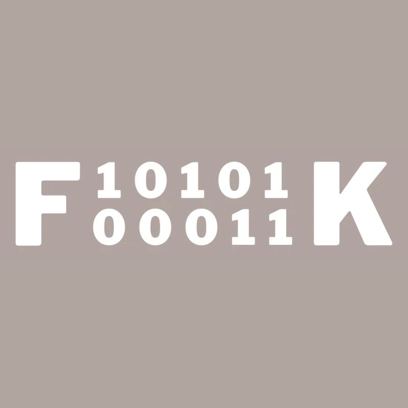 Fuck Binärcode Binar Code Informatiker Geschenk