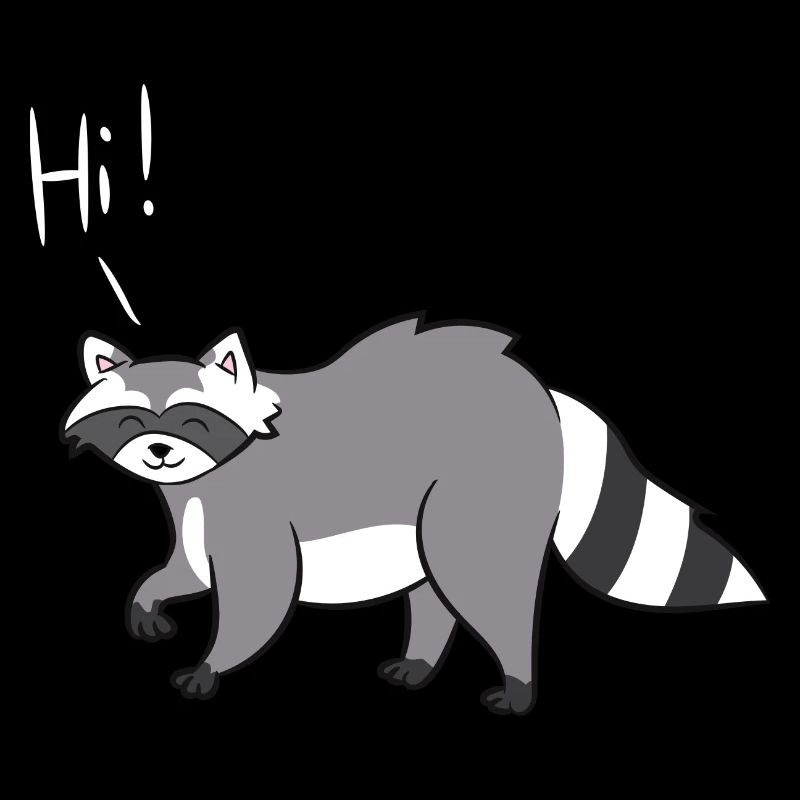 Waschbär - Hi