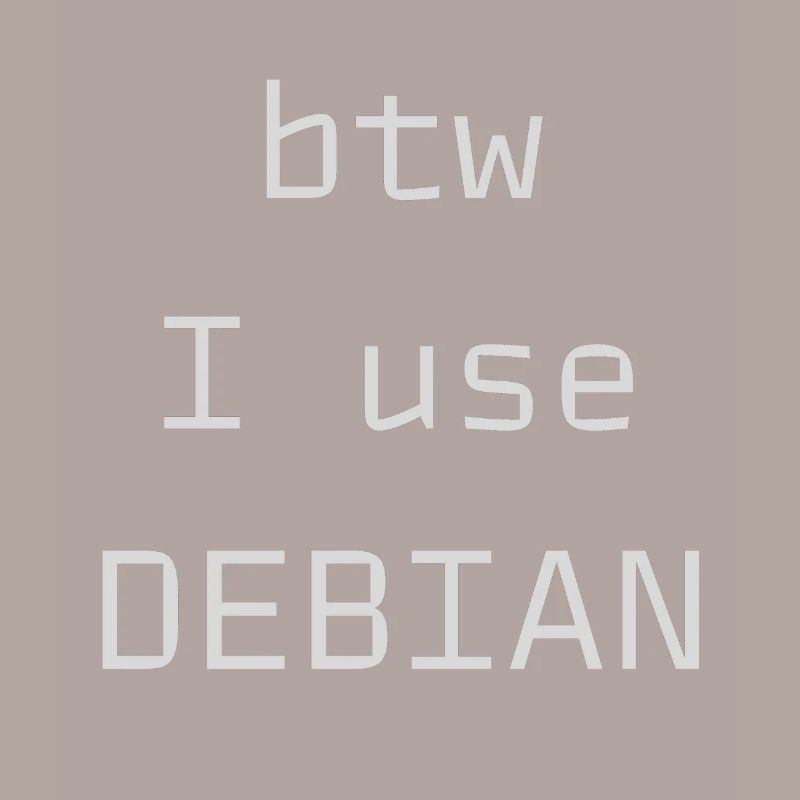 btw j’utilise Debian Linux