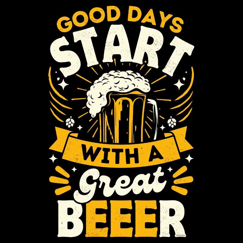 Gute Tage beginnen mit einem guten Bier