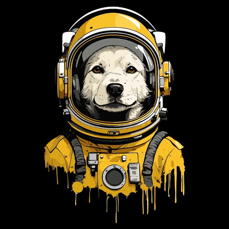 Dog, Astronaut, Space, Space, Technology