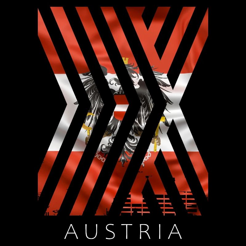 Austria Flag Austria Austrian Flag AT