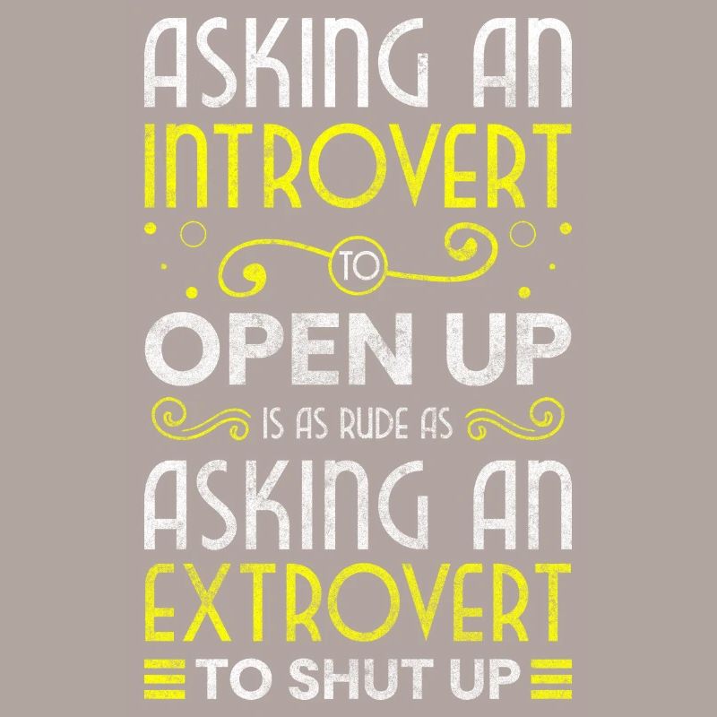 Introvert Human Alone Single