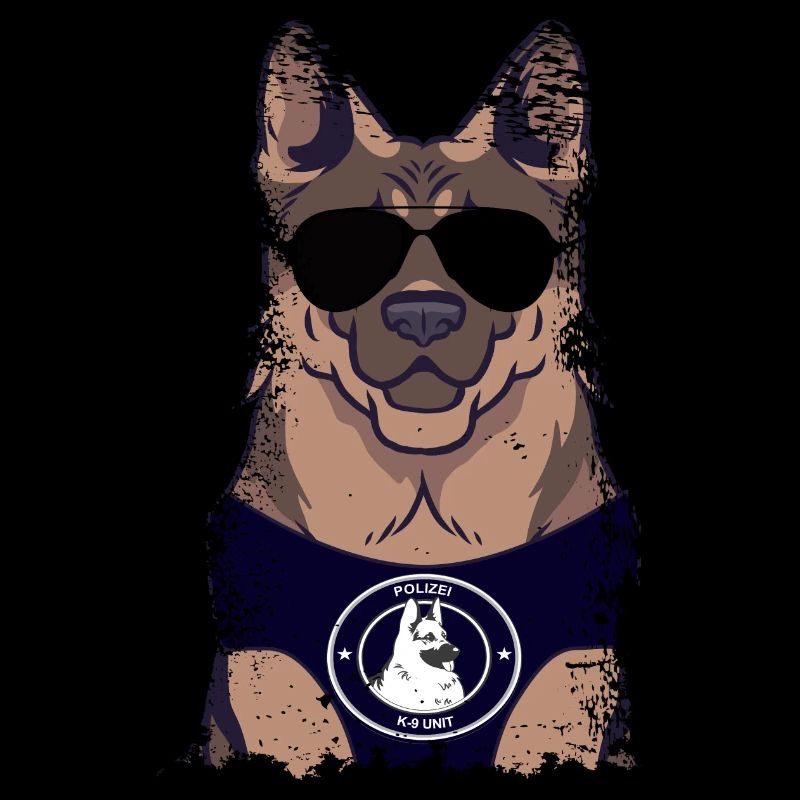 Polizeihund Deutscher Schäferhund