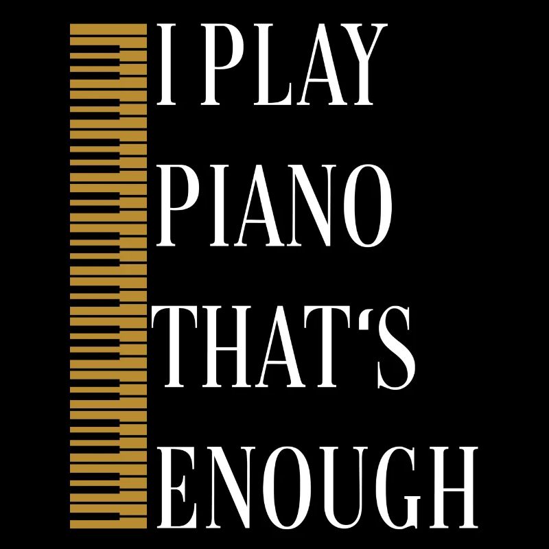 Je joue du piano, ça suffit. Statue de piano