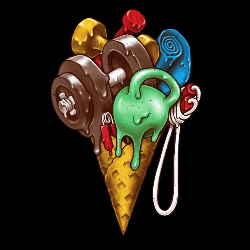 Gym Ice Cream - Eis Workout