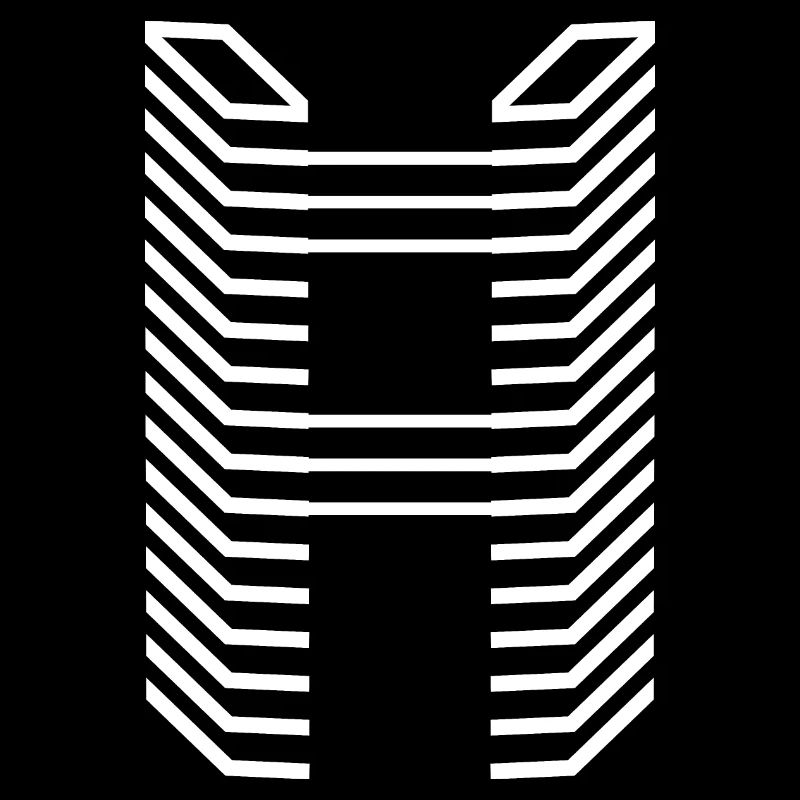 Einzigartiger Buchstabe Ein Logo-Design "Weiß"