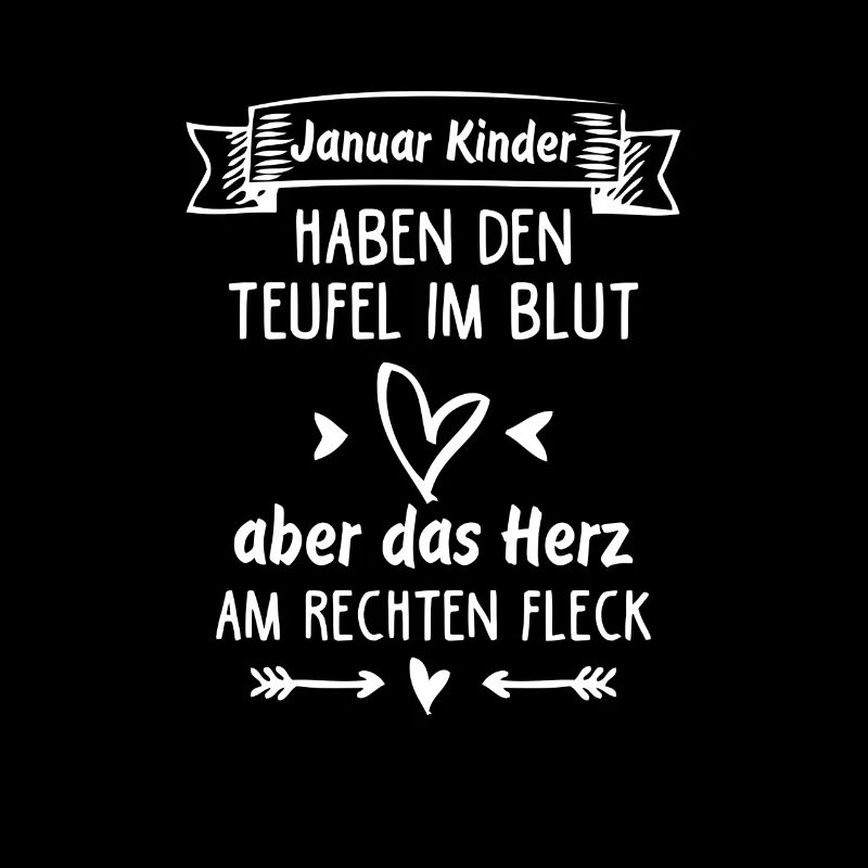 Januar Kinder - das Herz am rechten Fleck