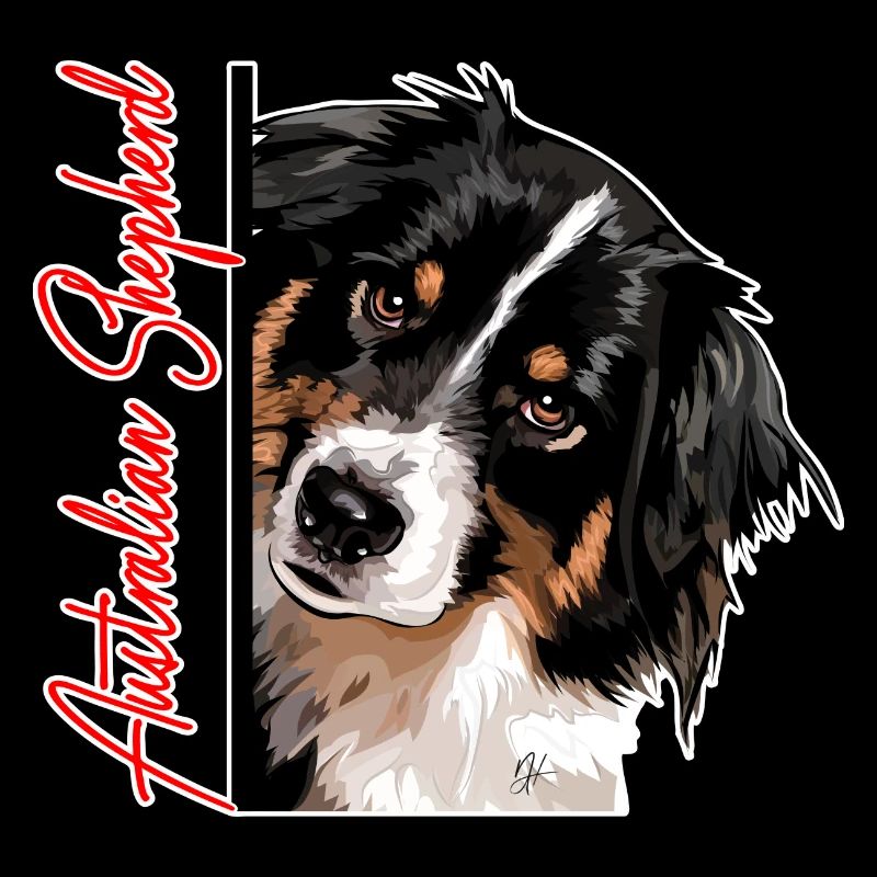 AUSTRALIAN SHEPHERD DA Wilsigns Hundemotiv Aussie