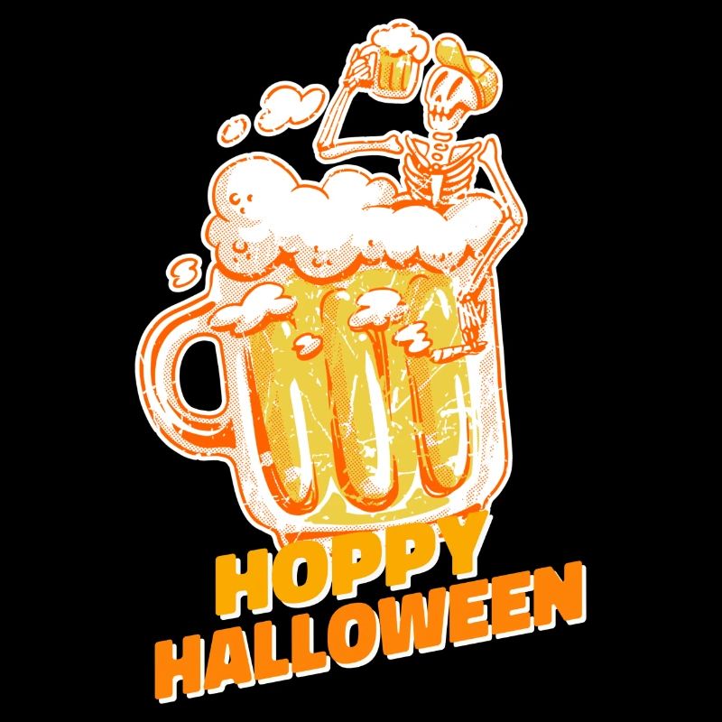 Bier Trinkspruch Hoppy Halloween