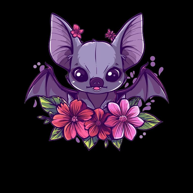 Blumenfledermaus mit Charme